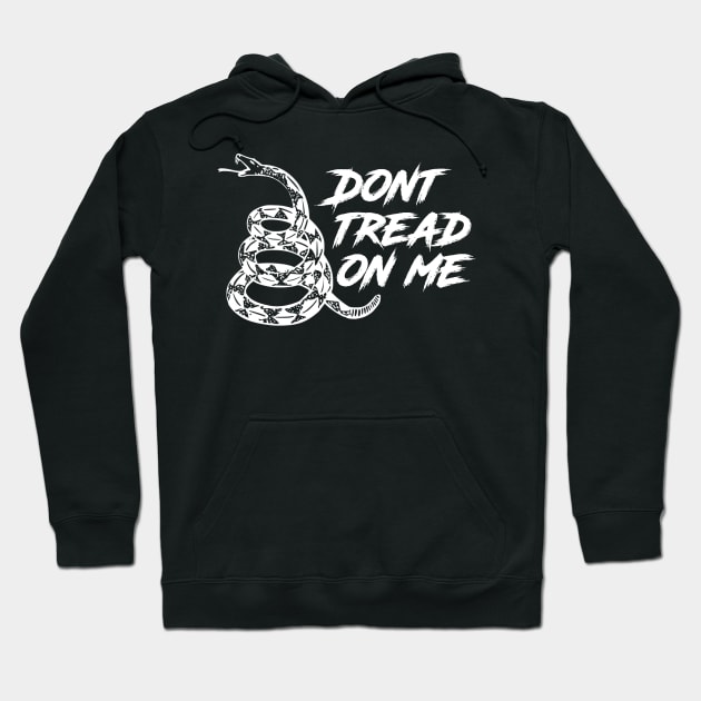 Don't Tread on Me - Black Hoodie by The Libertarian Frontier 